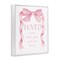 Stupell Industries Loved More Sentiment Pink Ribbon Framed Giclee, design by Cindy Jacobs